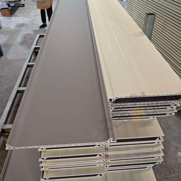 Tấm ốp tường WPC hình cao cấp dành cho biệt thự Căn hộ chung cư Trang trí hành lang hành lang