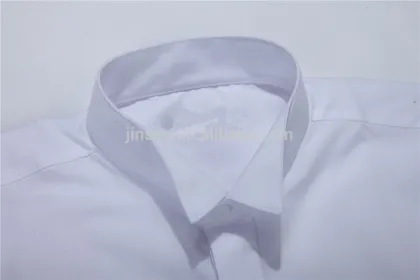 Wing Tip Collar White Dress Slim Fit Shirts