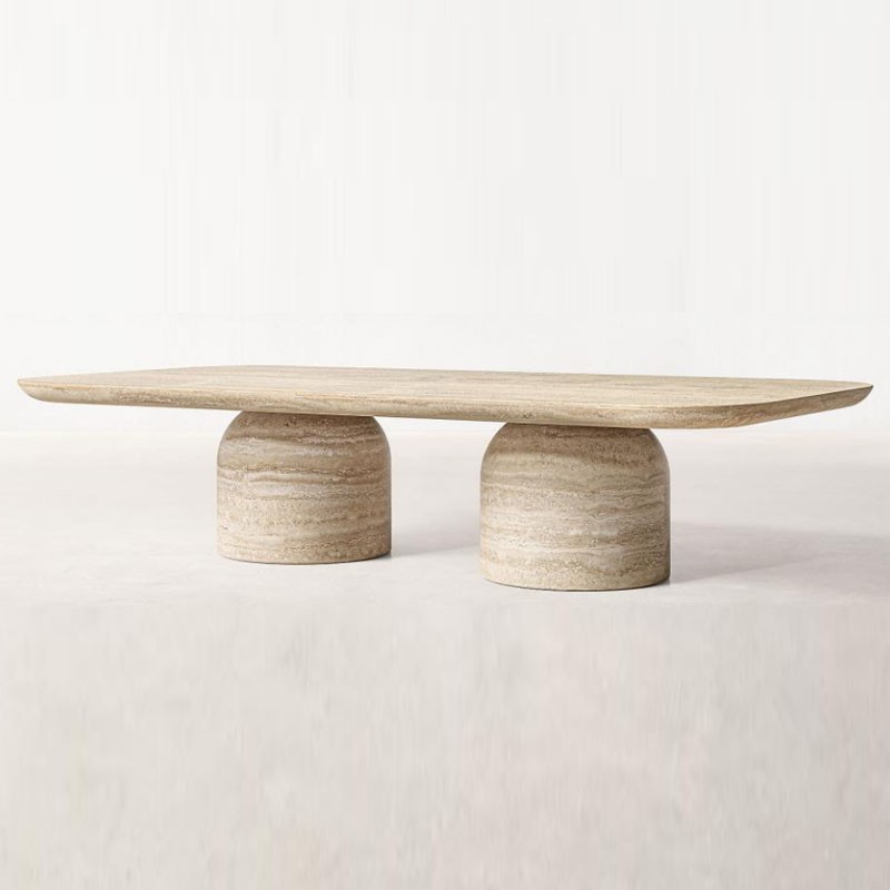 Table basse en marbre naturel pour le salon