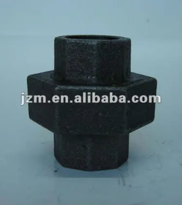 Black Malleable Iron Pipe Fitting, Union 330--Shijiazhuang Jizhong Malleable Iron Co., Ltd-Factory