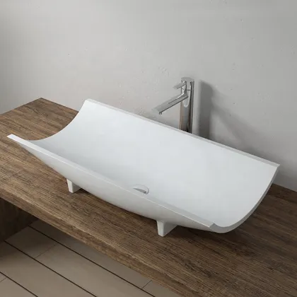 Corian Countertop Washbasin: Artificial Stone Basin D6