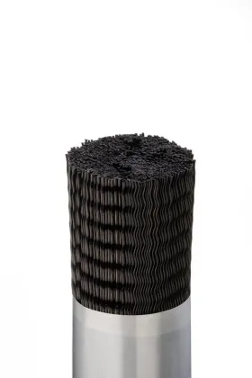 Bicycle wheel cleaning brush bristles