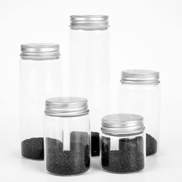 Wholesale Mini High Borosilicate Glass Tube Vial Clear Drifting Bottle Flat Bottom Glass Test Tube Bottle With Aluminum cap