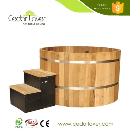 New product promotion Cedar bathtub wooden bathing barrel