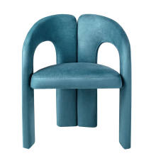 Italian minimalist blue lounge Dubet chairs