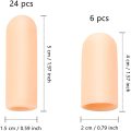 Protector de dedos Cunas de dedo Cubierta de Finger Silicone Cap