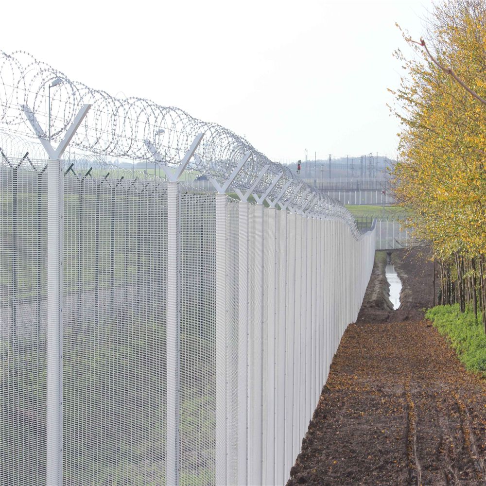 Anti Climb High Security Airport Fence