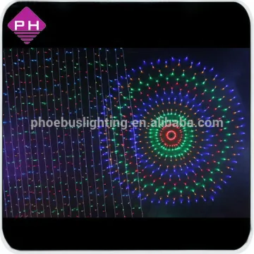Scenery landscape lighting rgb optional colorful led circular nets lamp