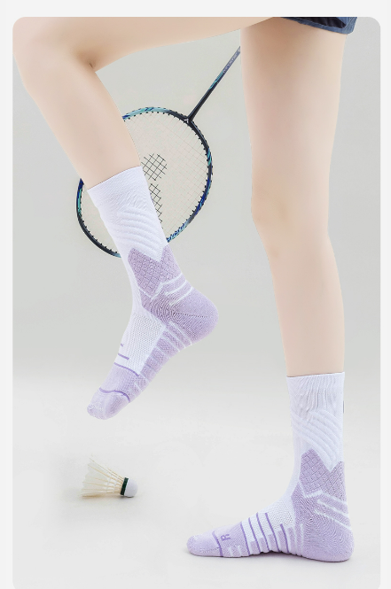 Badminton Socks Women Ski Towel Bottom