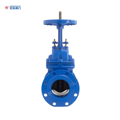 Válvula de gaveta selada macia com haste ascendente de flange DN100