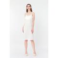 Ladies white slip dress