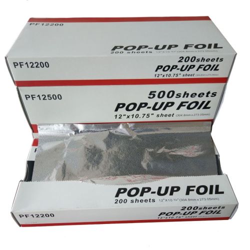 Disposable Pop-up foil sheets easy to use