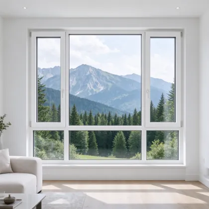 High end soundproof casement window