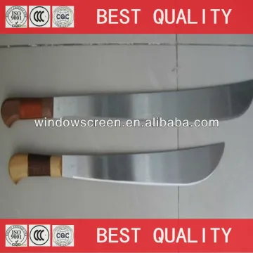 18'' Matchet knife with wood platic handle