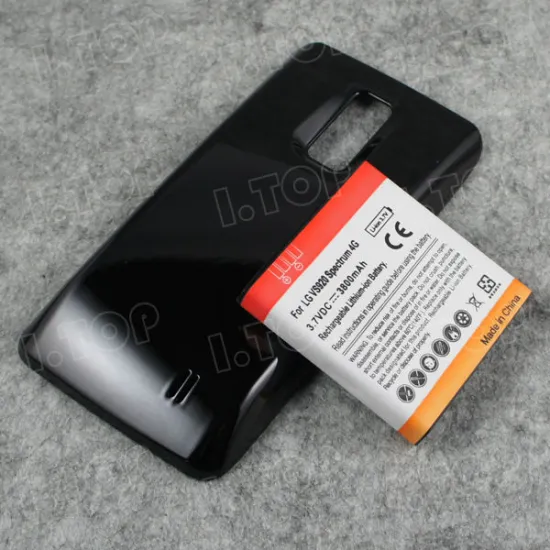 For LG VS920 extended battery with free back cover door ,3.7V 3800mAh, Made in china