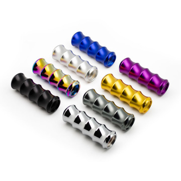Multi-Color Universal Manual Gear Shift Knob with Aluminum Threads for Car Racing
