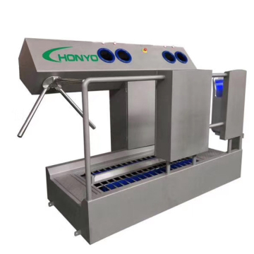 Food industry automatic shoe washing machine health station