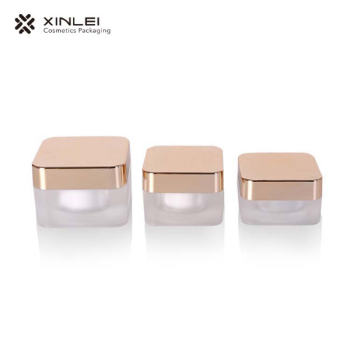 50 g Square Cream Packaging Acrylic Jar