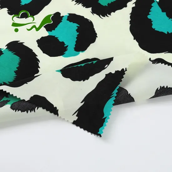 Dty polyester printed crepe de chine chiffon fabric