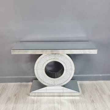 Silver Console Table Mirrored