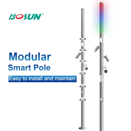 Bosun High-Quality Smart LED Street Light Poles for Smart Cities