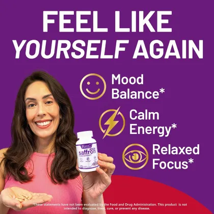 Shecome Saffron Pure Extract Capsules Mood Energy Vision