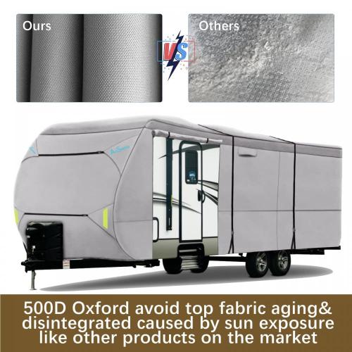 Travel Trailer Heavy Duty rv Covers Waterproof 500D