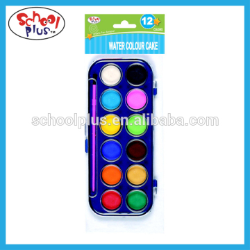 Non-toxic 12 colors water color paint for students