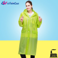 Impermeable duradero liso colorido de EVA con orificio de aire