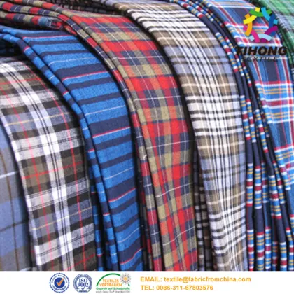 yarn dyed shirting fabric