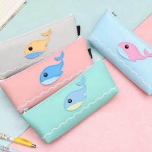 Custom fish style canvas pencil case