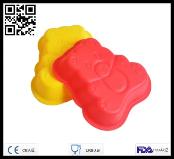 bear shape funny Silicon Cake Baking Mould