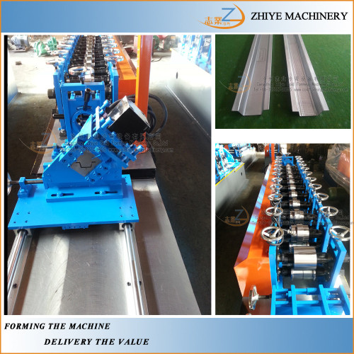 steel hat purlin making machine/furring channel hat profile cold forming machine