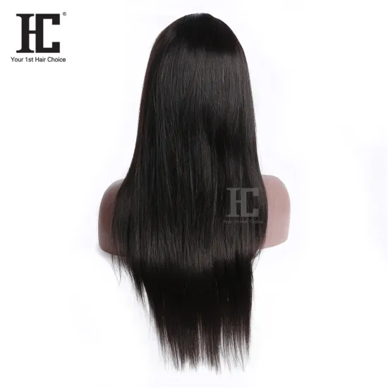 High Quality Human Hair Wigs 360 lace front Wig Brazilian Human Hair Cuticle Aligned Baby Hair Straight 360Lace Frontal Wig