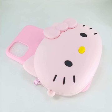 Cartoon 3D Wallet Coin Purse with Shoulder Strap