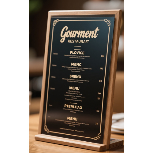 Custom Restaurant Menu Board Design