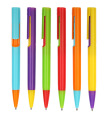 Sido tryck plast penna blanda färger