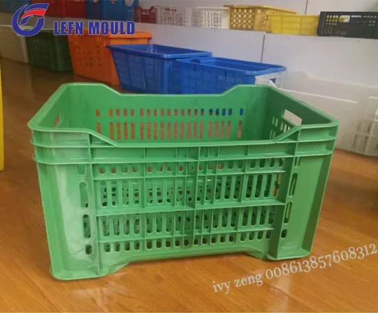 Fruit crate mold Plastic crate injection mould factory