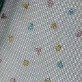 Mehrfarbiges glitzerndes Herz-Polyester-Mesh-Kleid für Mädchen