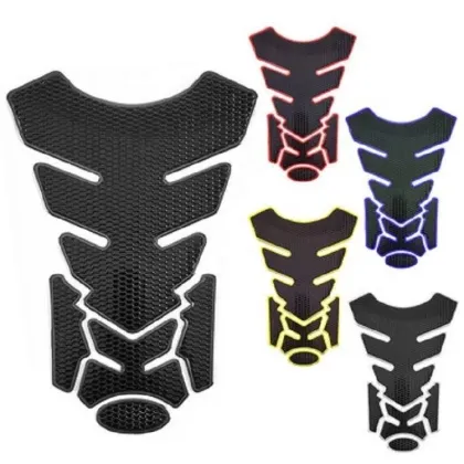 3D Fish Bone Decals for Motorcycle Fuel Tanks - Custom Motorcycle Stickers