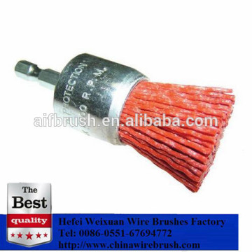 1 inch Pen Shape Fine End Brush Abrasive Nylon for finishing inside pipes