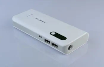 18650 11200mah Htc One X / M7 Power Bank Portable Double Usb Mobile Charger With Led Light