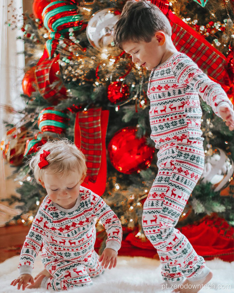 pijama de natal familiar barato