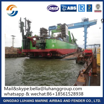 China Top quality Ship launching Airbag Marine rubber Airbag inflatable airbag