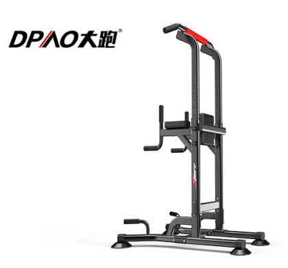 Wide bar fitness equipment pull-up bar power tower