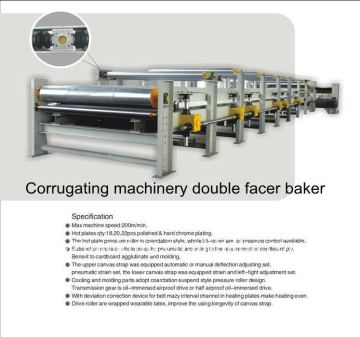 Corrugated machinery double facer