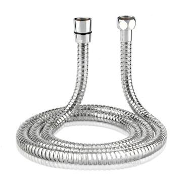 Silver Chrome Handheld Shower Hose with Brass Nut