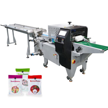 Automatic Popsicle Ice Lolly Cone Cream Bar FLOW Packaging Machine
