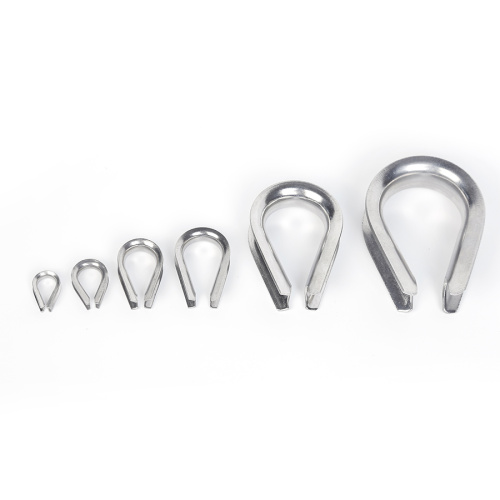 Stainless steel open ejector pin Solid stainless steel wire rope thimble Manufactory