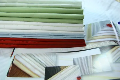 Pure polyester Cotton fabric